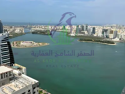 One Bedroom Apartment for Annual Rent in Al Majaz 3 Sharjah Ultra Deluxe Finishing Sea View Gym Pool Free Parking One Month Free