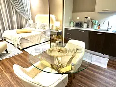 Furnished Studio | Park View Tower | Balcony & Pool Access | Downtown Skyline View