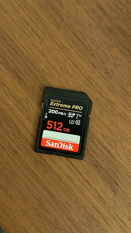 SanDisk Extreme PRO 512GB SD Card (200MB/s, UHS-I) — Excellent Condition