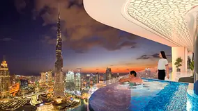 Burj Khalifa View | 1BR Apartment | Furnished | Bayz 101, Business Bay