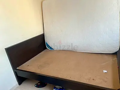 IKEA Queen Bed and spring mattress for sale