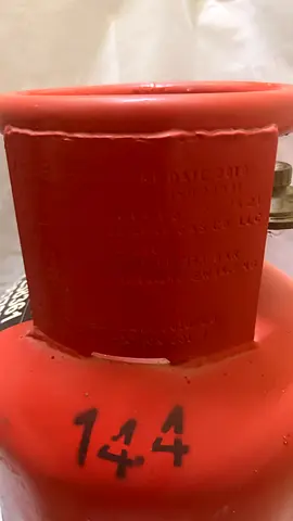 100AED- Small Red AJMAN LPG Gas Cylinder - Used 14.4kg