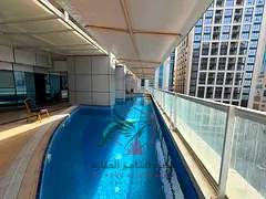 Free parking, gym & pool, central A/C, central gas, family tower, free maintenance. 2-bed, maid’s