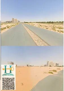 Commercial residential Plot for sale in – Ajman Location: Al-Alia Area: Land Permit: G+15 Free Hol