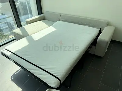 Ikea vimle L shape sofa bed Beige
