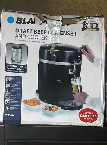 Black+Decker Draft Beer Dispenser and Cooler (5L keg compatible) - Used
