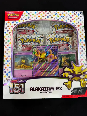 Pokemon 151 Alakazam Ex Collection Box