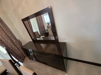 Brand new condition Italian Bed Set With two side tables and dressing table with mirror for sale