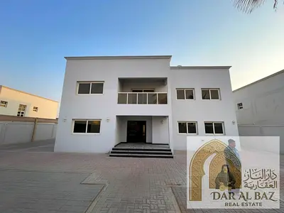 Luxury Villa for Annual Rent in Al Barashi Sharjah, 5 Master Bedrooms, 8 Bathrooms, Majlis, Two Liv