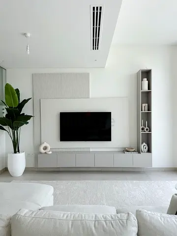 Elegant Entertainment Centers with Custom TV Wall Units