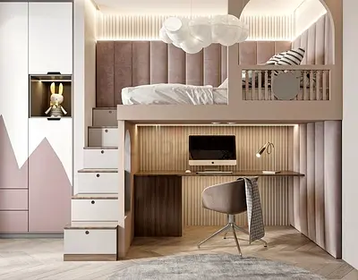 Contemporary Loft Beds with Multi-Functional Features