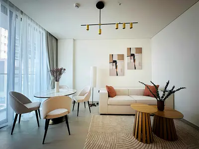 Furnished 1 BR | Binghatti Galaxy Tower B, JVC, Dubai | All Bills Included