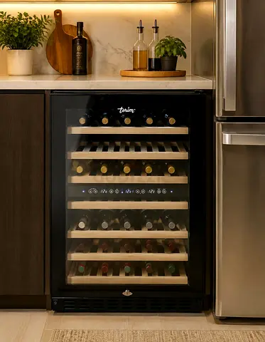 Terim Brand Latest Model Dual Temperature Beverage Wine 46 Bottles Capacity
