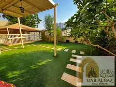 Villa for annual rent in Al Ramla – Sharjah | 4 bedrooms | Private pool | Outdoor annex | Maid's r