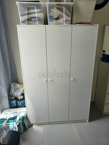 White wardrobe with great storage