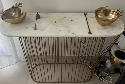 Foyer marble table