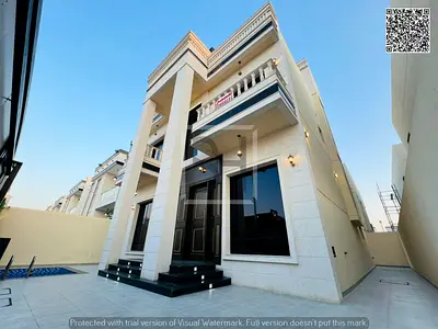 Villa for sale opposite a garden, including registration fees, electricity, water and air condition