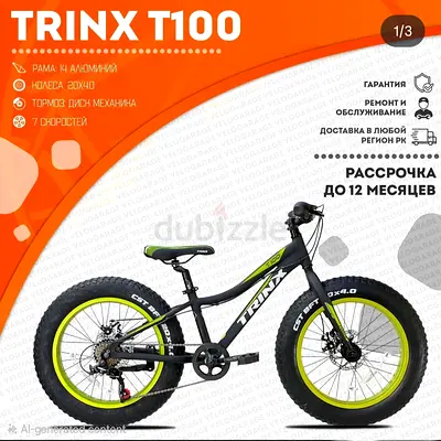 Fat bike 20 inch trinx t100 light wight aluminium frame