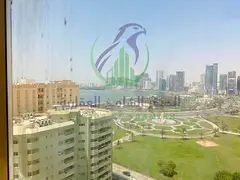 Beautiful one bedroom and living room apartment in Al Majaz Two with free AC sea view prime location