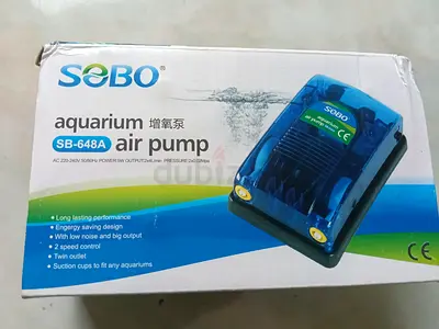 Brand New SOBO Double Outlet Aquarium Air Pump
