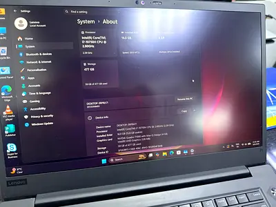 Lenovo P1 i7/10th 4k Display