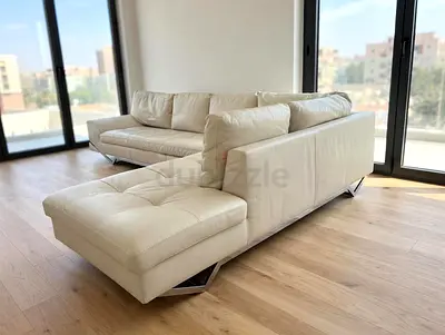 rochebobois L Shape Original Leather Sofa