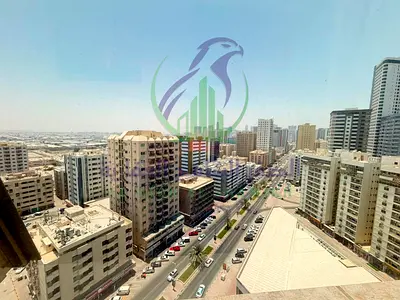 شقه غرفه وصاله للايجارالسنوى فى المجاز2 بإمارة الشارقه تكيف مجانى اطلاله مفتوحه مساحات واسعه تشطيبات حديثه موقع مميزقريب الى الحديقه