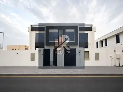 🏡 فيلا جديدة 4 غرف ماستر للإيجار | حديقة خاصة | بجوار مسجد الشارقة الكبير | الرقيبة – الشارقة ✨