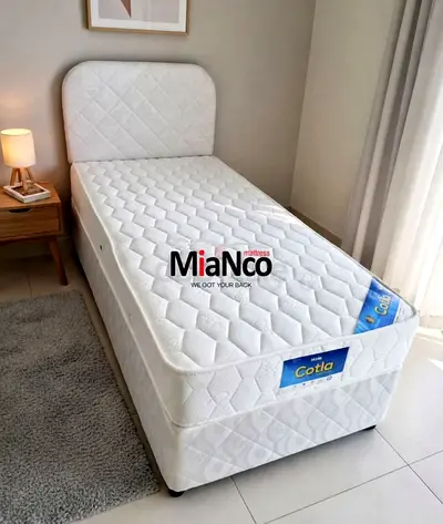 Single MiaNCo Cotia Mattress with Base - Like New