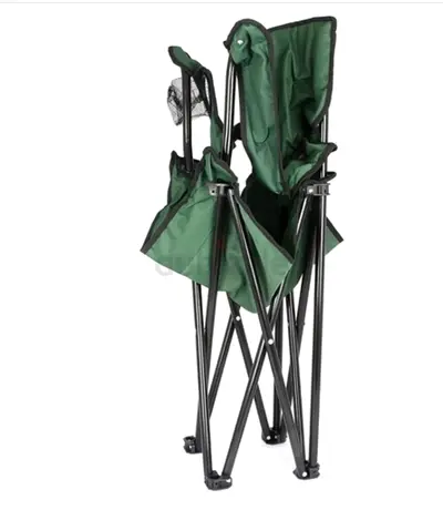Green Folding Camping/Beach Chairs — blue amd white Umbrella. Selling toguether or by separate