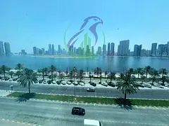 Luxury 1BHK For Rent In Al Mamzar Near Dubai Exit Free Parking Corniche View Panoramic Windows Laund