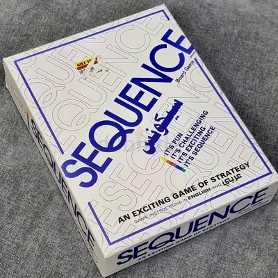 Sequence board game (English & Arabic) - complete