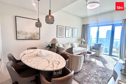 Fully Furnished | 3BR High Floor | Fountain View