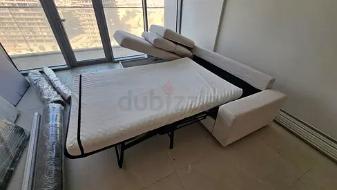 Excellent condition IKEA vimle l'shape sofa bed with storage beige color