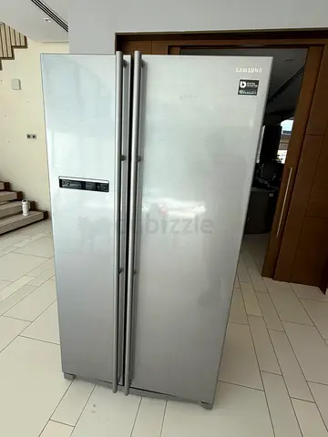 Free Delivery- SAMSUNG Latest Model Side-by-Side Fridge and Freezer Stainless Steel Body 90cm