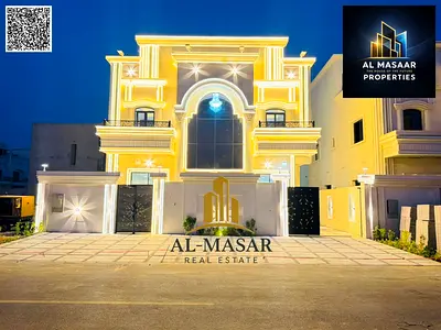فيلا كلاسيك بمنطقه الحليو عجمان طابقين وروف تملك حر لجميع الجنسيات