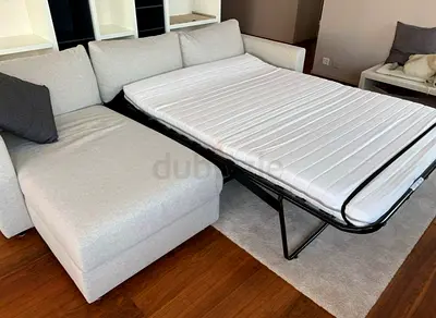 IKEA vimle L Shape Sofa Bed Beige