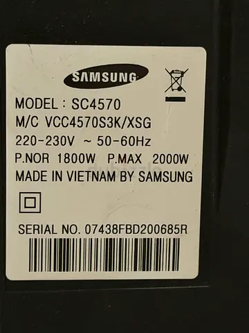 Samsung Air Track SC4570 Vacuum Cleaner