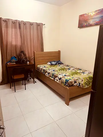 Room near Abu shagara Park with separate toilet for couple. Only 1600 Aed with all inclusive.