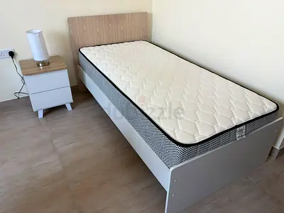 Complete Bedroom Set | Single Mattress + Bed Frame + Nightstand + Touch Lamp