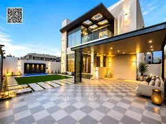 Luxury villa with air conditioning, spacious areas, in Al Muwaihat area, directly from the owner, fr