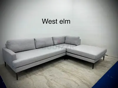 Like new condition west elm sofa
