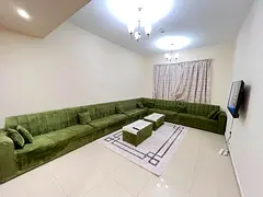 2BHK for monthly rent | Ajman - Al Rashidiya 2 | Includes bills and internet | The apartment is full