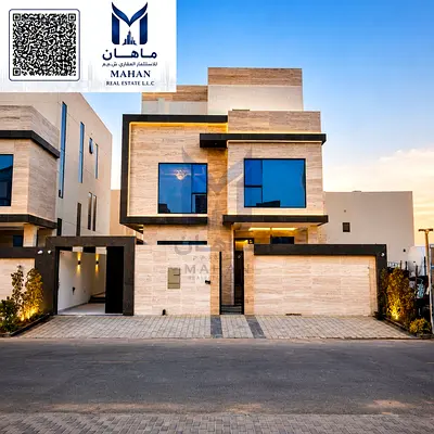 🔥 Brand New Luxury Modern Villa | Private Pool & Elevator | O General Central A/C | G+1+Roof | Premium Finishing | Al Zahia, Ajman