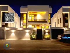 Modern 5BR villa in Al Zahiyah,Registration fees and furniture. Freehold and bank financing.