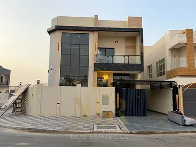فيلا زاوية فاخرة للبيع في الياسمين – عجمان | 6 غرف ماستر + مجلس + صالتان + رووف | تملك حر لجميع الجنسيات | موقع مميز