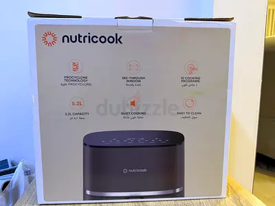 Brand New Nutricook 5.2L Air Fryer Vision – Unopened Gift