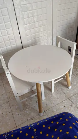 Home box table and Ikea chairs