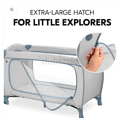 Hauck Travel Cot & Playpen on Wheels - Portable Baby Playard (Like New)