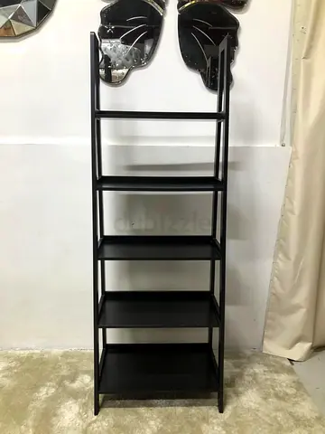 IKEA black shelves